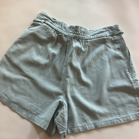 fab'rik light blue High Waist Shorts - Picture 7 of 7